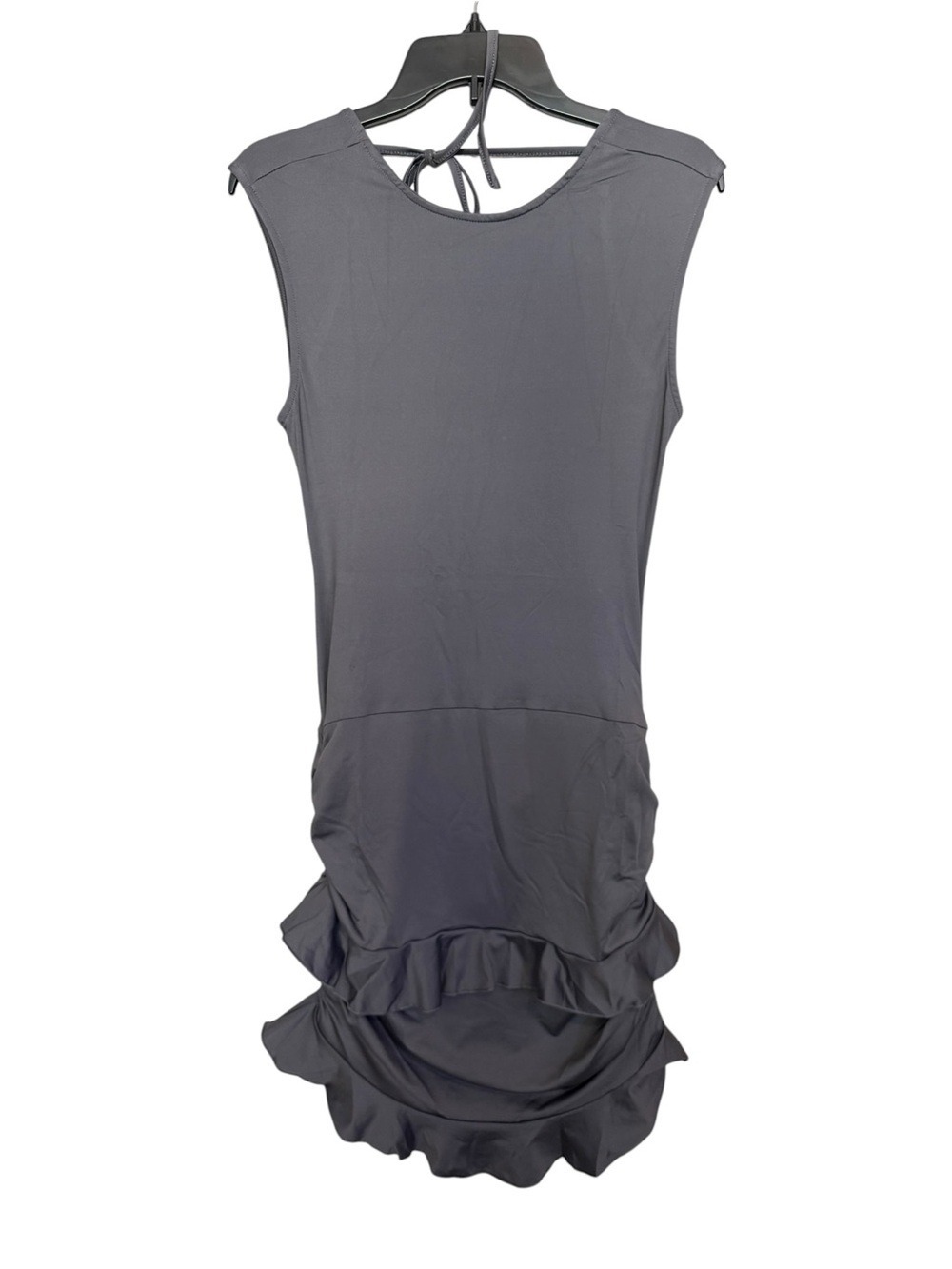 Commense Backless Cap Sleeve Ruffle Dress - Picture 2 of 6